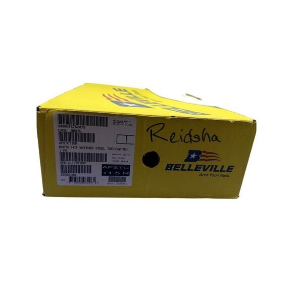 Belleville‎ Mens 11.5r Steel Toe Hot Weather Boots AFSTC 2055219 New In box main image 6